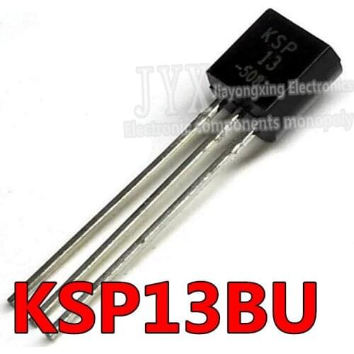 20pcs KSP13 TO92 KSP13BU TO-92 Darlington transistor Transistor line new original
