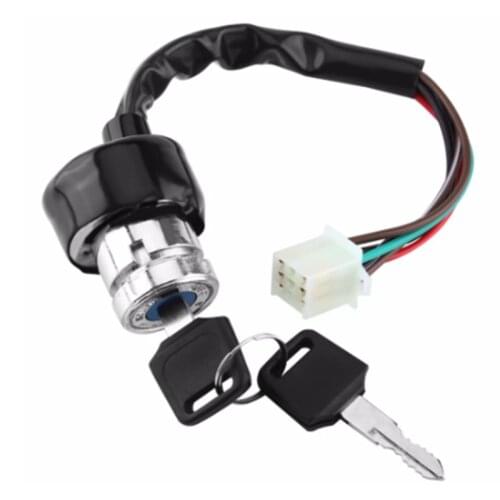 Ignition Switch 6 Wires 3 Positions For Motorbike Scooter Quad-bike Go-cart