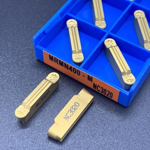 10PCS MRMN400-M NC3020/PC9030 slotting and cutting tool 5mm CNC tool metal turning tools carbide cutting tool