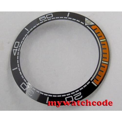 39.8mm black ceramic bezel insert for 43mm parnis mens watch B8