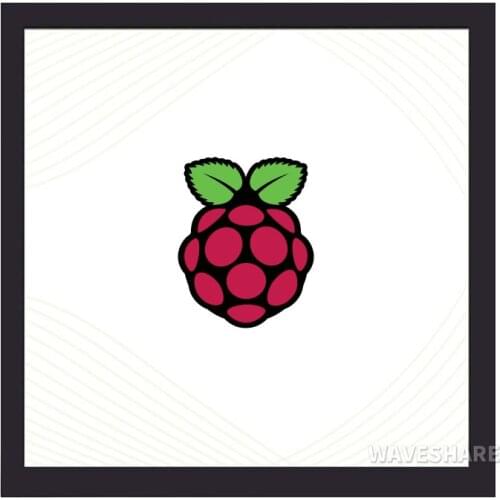4inch Square Raspberry Pi IPS capacitive touch screen,720×720, 5-point touch, 170 viewing angle, low power consumption scheme