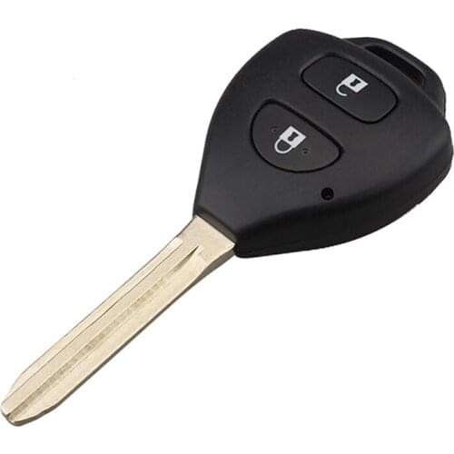434Mhz 2 Buttons Car Remote Key Fob Replacement with 4D67 Chip B41TA Fit for Toyota Hilux Yaris 2005 2006 2007 2008 2009