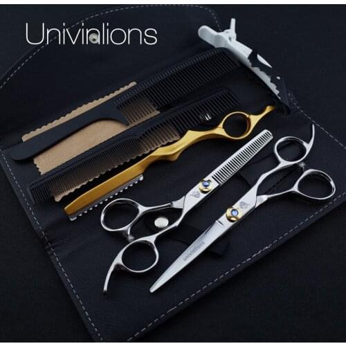 6" golden jewel japanese hair scissors hairdressing scissors sale hot shears for hair salon de coiffure barber scissors pinking