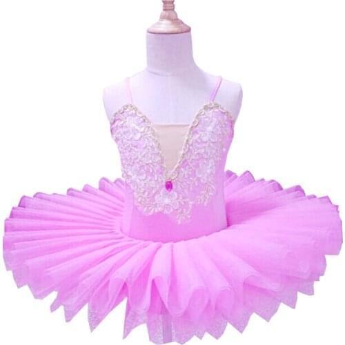 Professional Ballet Tutu Children Kids Girls Adult Swan Lake Pancake Tutu Dance Costume Performance Ballroom Dance Dress Girl