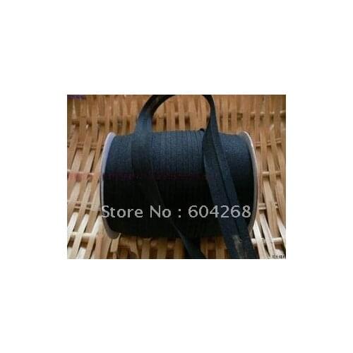 Free shipping 72 yds Cotton Black Bias Tape Wide 15mm Double Fold FULL BOLT