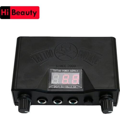 Professional Tattoo Power Supply Accessory With Double Digital LCD Display For Tattoo Machine Gun Kits Tattoo Power Supply