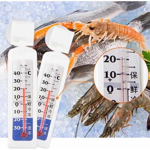Mini Household Fridge Dial Thermometer Freezer Refrigerator with Suction Cup ABS Refrigeration Thermometer Measurement Tool