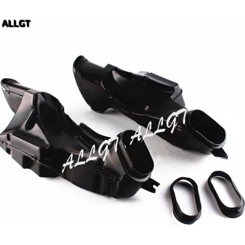 Black Motorcycle Ram Air Intake Tube Duct Cover Fairing For Suzuki GSXR600 / 750 2006 2007 K6