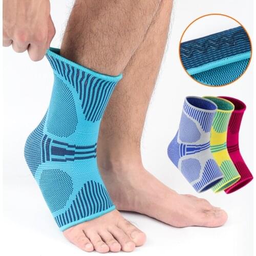 Ankle Brace Protector Compression Ankle Support Nylon Elastic Anti Sprain Basketball Soccer Foot Enkel Guard Sport Goods