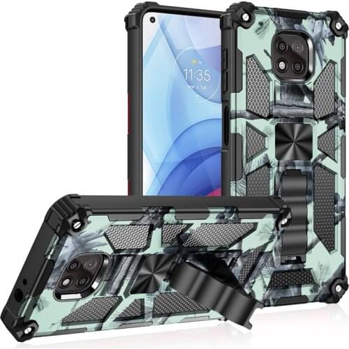 For Motorola G Stylus Play Power 2021 Hybrid Armor Shockproof Case For MOTO G30 G20 G10 G100 Invisible Stand Camouflage Cover