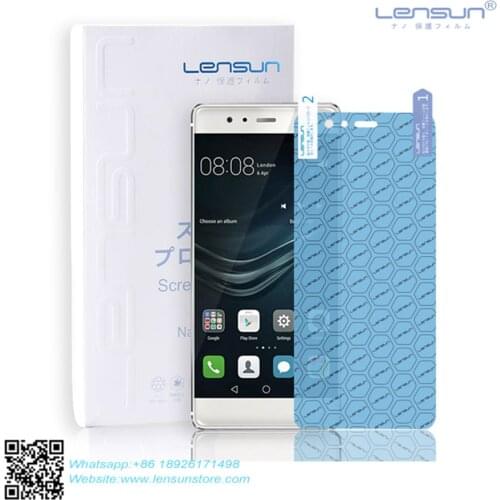 LENSUN Wholesale Nano Protective Sheet Film For Huawei P9 Plus Screen Protector