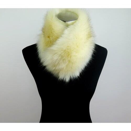 New faux fur collar multi color imitation fur neckerchief faux rabbit fur shawl fake collar fur warm winter cosplay party scarf