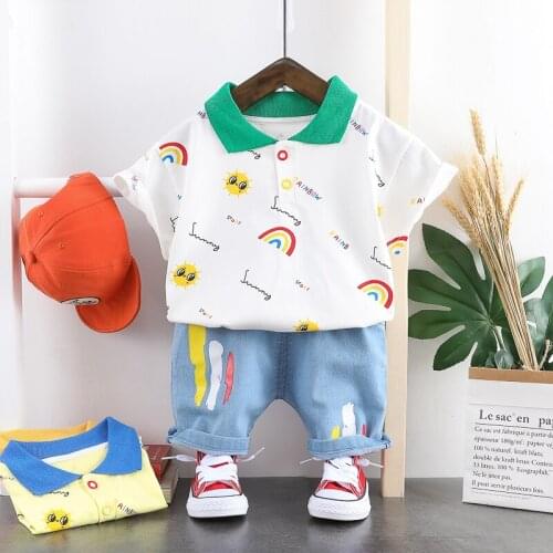 0-4 Years Summer Boy Clothing Set 2021 New Casual Fashion Active Sport T-shirt+ Pant Kid Children Baby Toddler Boy Clothing