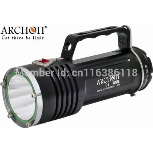 ARCHON Rechargeable underwater Dive Torch DG90 WG96 LED 2200lm 200M waterproof Goodman Handle Diving Light