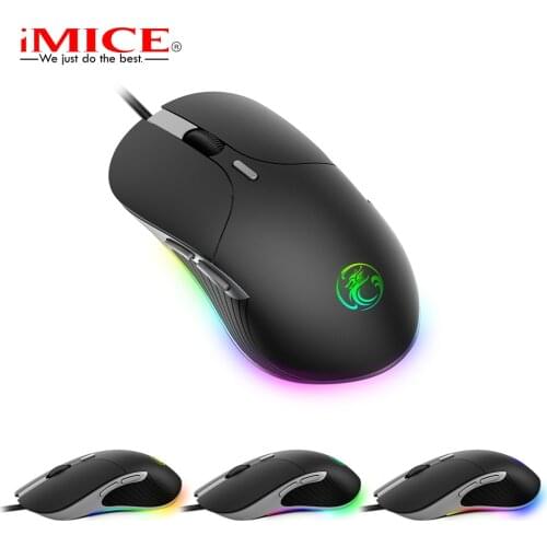 IMICE New X6 Wired Gaming Mouse 6-Key Optical 3200-6400DPI Professional Mouse Gaming Computer Mouse Suitable For PC Laptop