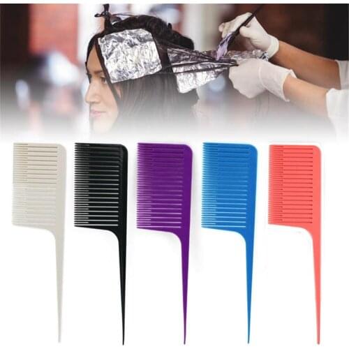 1PC Profession Dyeing Comb Weave Comb Tail Pro-hair Dyeing Comb Weaving Cutting Combs Hair Brush for Hairdressing Salon
