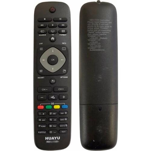 Replace Remote For PHILIPS 46PFL4308H/12 32PFL3017H/12 37PFL3007H/12 46PFL3807K/02 TV