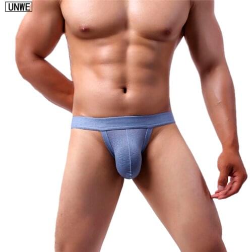 Sexy Big EU S-XXL Brand Mens Bikini Pouch Thong Sexy Male G-strings Panties Briefs Gay Underwear Penis