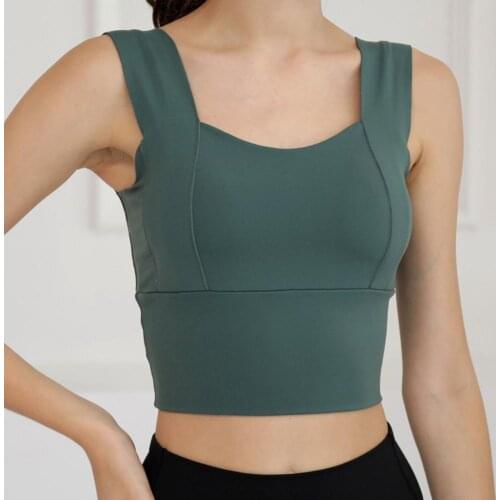 Sports Bra Crop Top Quick-drying Comfortable Nylon Gym Yoga Underwear Bralette Vest Sexy Seamless Push Up Wireless Bra Bralettes