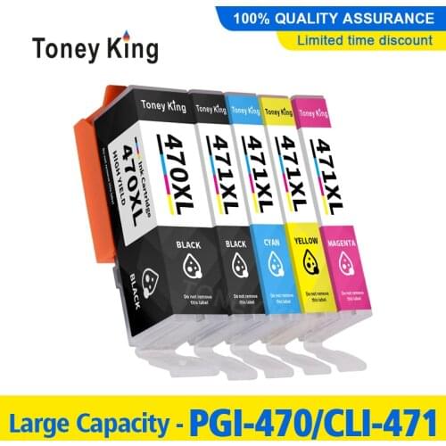 Toney King For Canon PGI-470 CLI-471 Ink Cartridge For Canon PGI 470 CLI 471 PIXMA MG6840 MG5740 MG 6840 MG 5740 TS5040 TS6040