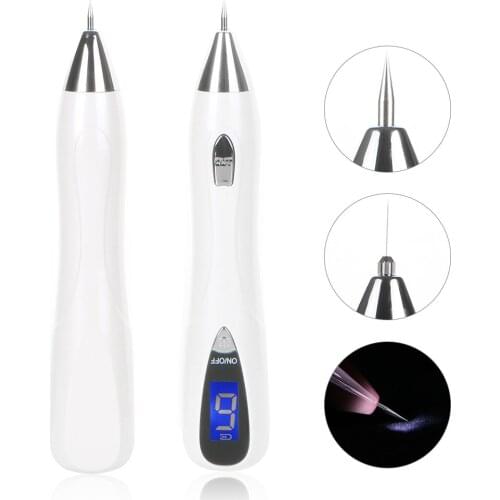 USB Recharge Electric LCD Portable Laser Freckle Warts Dot Mole Dark Spot Tattoo Removal Pen Home Use