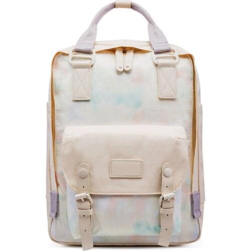 New Candy Color Bagpack Large Capacity Backpacks Female 14 Inch Laptop Backpack Lovely School Bags for Teenage Girls Waterproof
