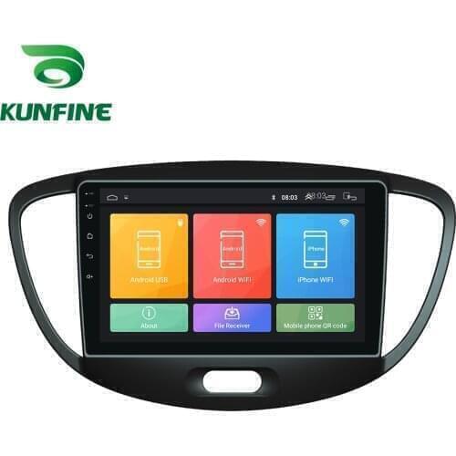 Octa Core Android 8.1 Car DVD GPS Navigation Player Deckless Car Stereo For HYUNDAI I10 2008-2012 Radio Headunit