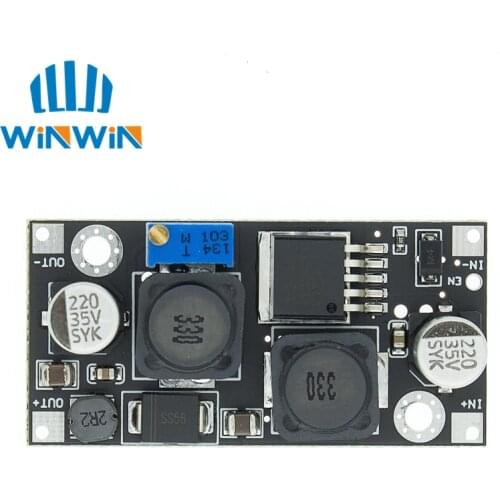 XL6019 (XL6009 upgrade) Automatic step-up step-down Dc-Dc Adjustable Converter Power Supply Module 20W 5-32V to 1.3-35V