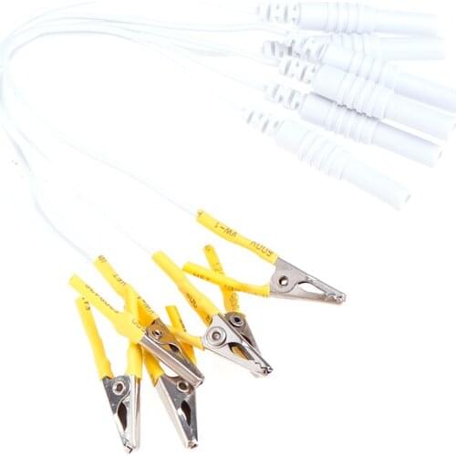 12pcs/lot Alligator Clip Cable, Acupuncture Needles Clip for Electronic Acupuncture Treatment Instrument