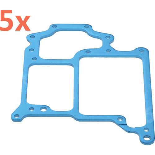 Wholesale 5Pcs/Lot HSP 102065 122065 02069 Compact Aluminum Radio Tray Upgrade Parts For 1/10 RC Model Car On Road SONIC