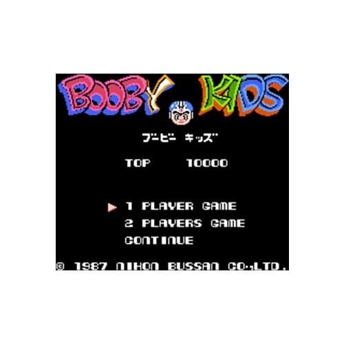 Booby Kids 60 Pin 8 Bit Video Game Card Drop Shipping