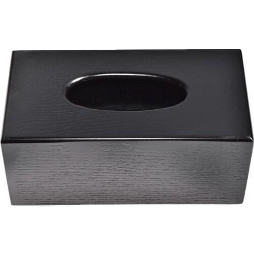 Wooden Cover Tissue Box Rectangle/Square Home Holder Dispenser Organizer