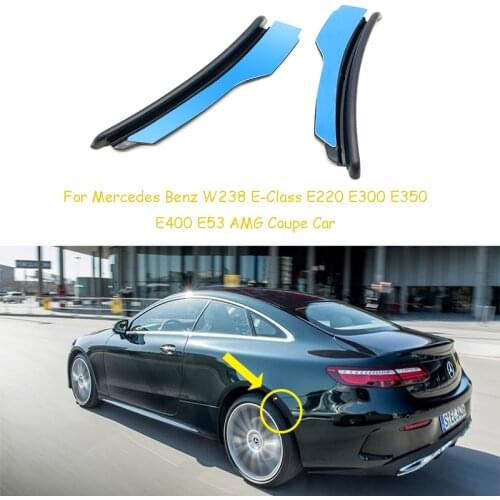 For Mercedes Benz C238 E200 E220 E300 E350 E400 E53 AMG Coupe 2017-2022 Car Rear Bumper Fender Flare Extension Wheel Eyebrow Lip