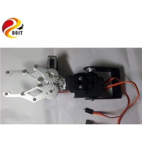 DOIT 2DOF Degrees of Freedom Mechanical Arm Robotic Claw Machine Hand Holding Clamp Vehicle Steering Kit Accessory