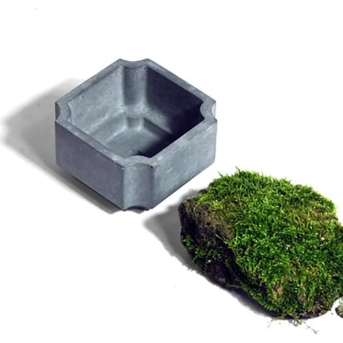 Handmade Silicone Concrete Mold Flowerpot Cement Mould for Home Gardening Succulent Plants Tool