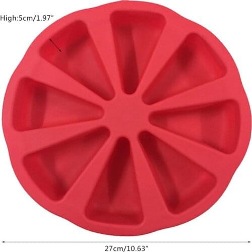 Bakeware Molds Cake Pan Silicone Cake Mold Pudding Triangle Cakes Mould Muffin Baking Tools Fondant Cake Molds QX2E