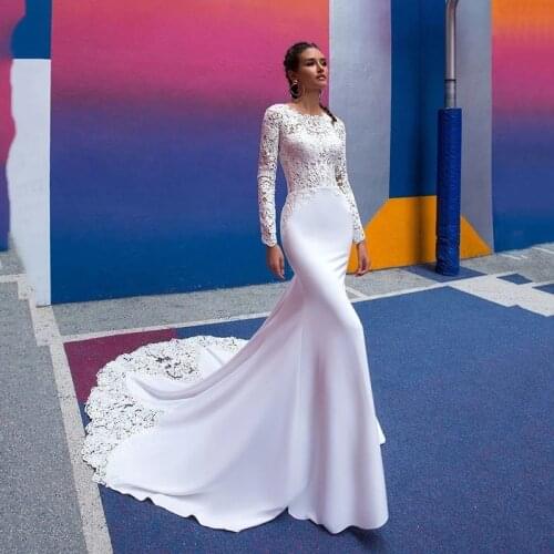 HVVLF Mermaid Silhouette Wedding Dresses