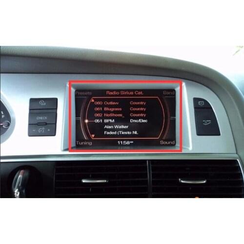 Navigation Monitor Radio LCD Display for Audi A4 A6 A8 Q7 MMI 2G High 4F0919603A BECKER BE9399