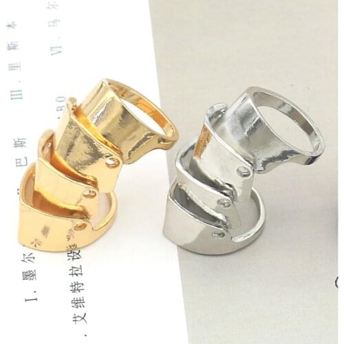 Stainless Steel Punk Armor Joint Ring Men Rings Sacred Guard Creative Medieval Retro Vintage Ring for Men Fashion Jewelry Gift