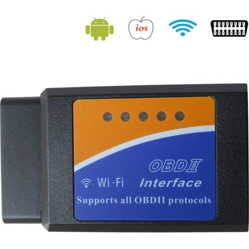 New ELM327 WIFI V1.5 OBD2 Scanner For Car Code Reader Elm-327 WI-FI V 1.5 ELM 327 OBD 2 Auto Diagnostic Tools Car diagnostics