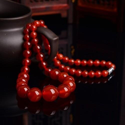 Natural Red Jade Necklace Jadeite Fine Necklace Women Pendants Charm Jewelry Necklace Fashion Accessories