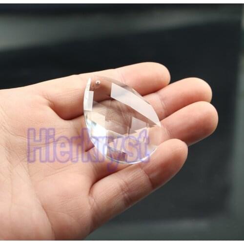 HIERKYST 10 pcs K9 Glass Crystal Prisms Pendants Chandeliers Parts Lustres Rainbow Lamp Lighting Hang Drops 38mm 1.49" #2239-1B