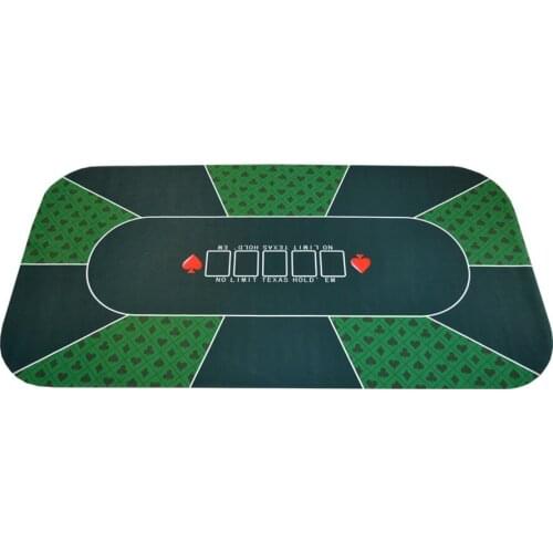 Deluxe Suede Rubber Texas Hold'em Pokers Tablecloth 1.2m/1.8m/2.4m Game Table Mat Top Cloth Casino Poker Set Board Gaming Pad