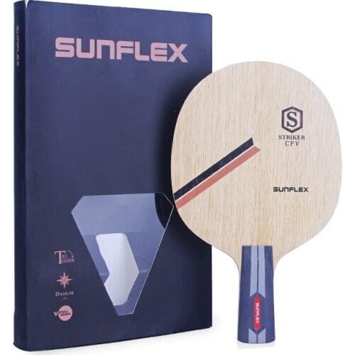 SUNFLEX STRIKER CFV Table Tennis Blade 7ply wood for PingPong Racket wood professional