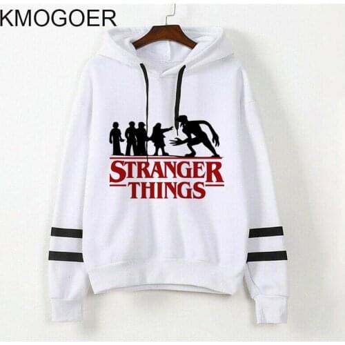 Stranger Things Season 3 Hoodie Women funny eleven Sweatshirts Kawaii Korean Oversized Harajuku Hip Hop Hooded female hoodies