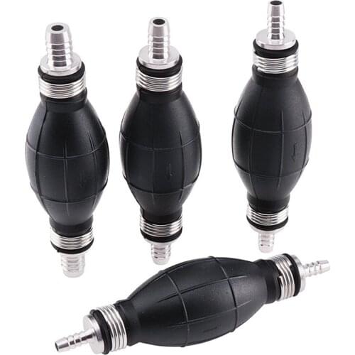 Fuel Pump 6mm 8mm 10mm 12mm Rubber Aluminum Hand Fuel Pump Line Hand Primer Bulb All Fuels For Car Boat Marine Outboard