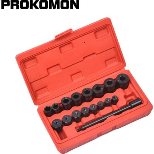 17 Pc Universal Clutch Aligning Car Van Mechanics Garage Kit Alignment Tool Set