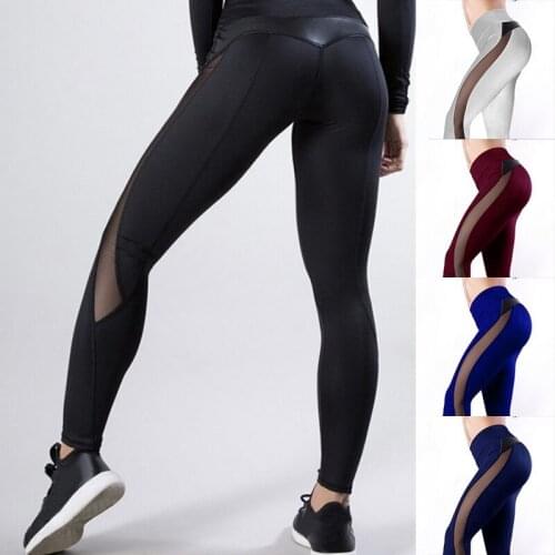 Women Leggings Sexy Push Up Fitness Pants Gym Leggins Sport Joggers Mesh Leggins Seamless Workout Pants High Waist Mujer