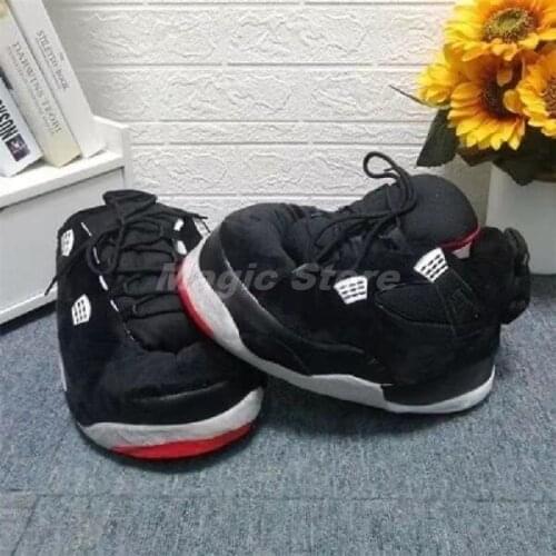 Unisex Big Size 35-45 Winter Slippers Women Snug Sneakers Ladies Warm Home Slippers Men/Women Slippers House Floor Shoes Woman