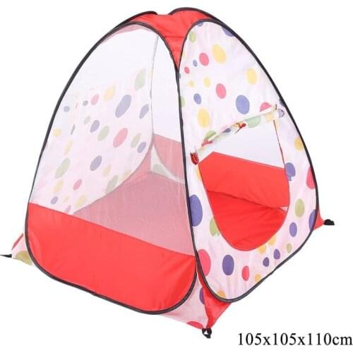 Cross-border Childrens Tent Baby Play House Ocean Ball Pool Color Bubble Dot Baby Toy Princess Castle Baby Tent House